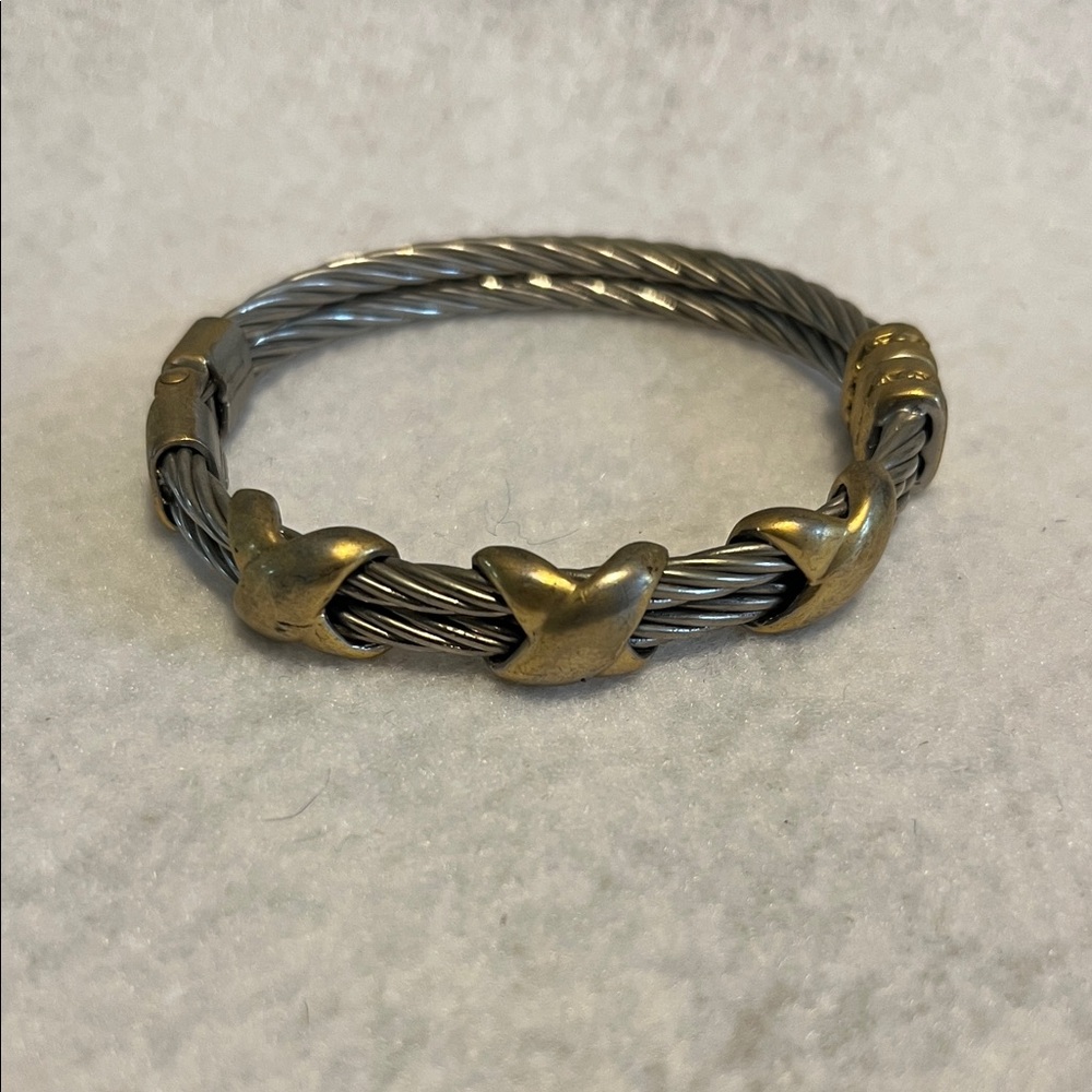 Elegant Gold and Silver Women's Bracelet
